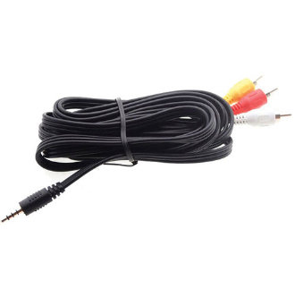 Fat Shark FPV AV Cable RCA to 4p Prong 3m