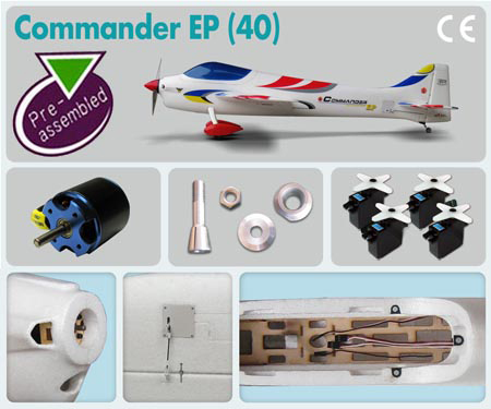 TheWingsMaker COMMANDER EP (40) (Pre-assembled Combo)