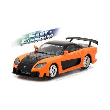 Greenlight 1/43 Mazda Rx-7 (Orange & Black) 1997 - Fast & Furiou