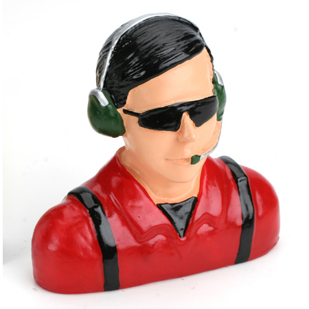 Hangar 9 1/4 Pilot - Civilian w/Headets,Mic&Sun