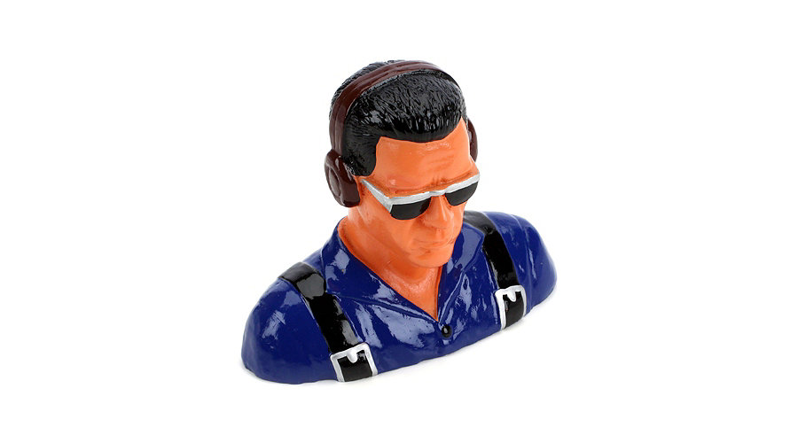Hangar 9 1/5 Sc Pilot, Civilian with Headphones
