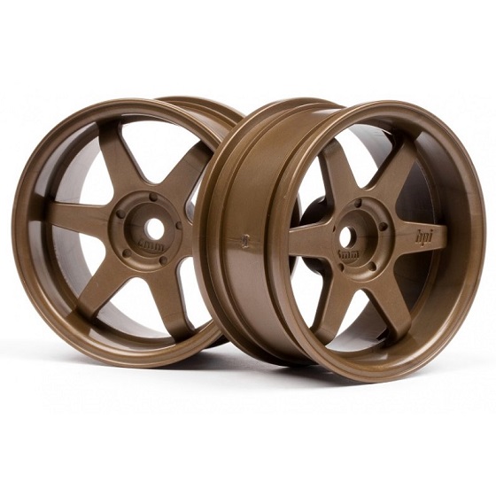 HPI TE37 WHEEL 26mm BRONZE (6mm OFFSET)
