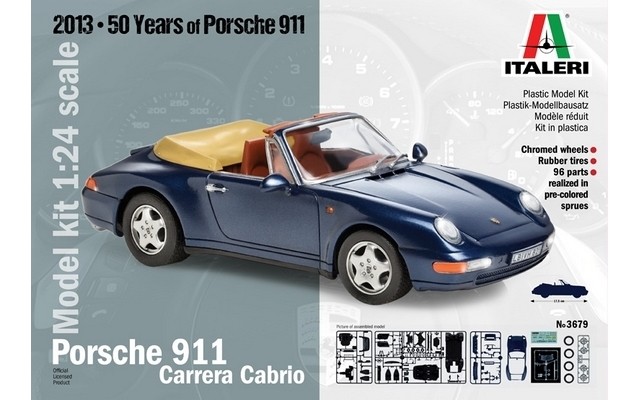 Italeri 1/24 Porsche 911 Carrera Cabrio