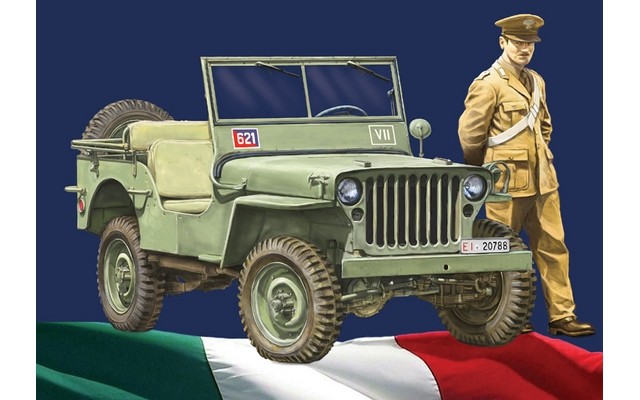 Italeri 1/24 Willys Jeep 1/4 Ton 4X4 - Arma dei Carabinieri