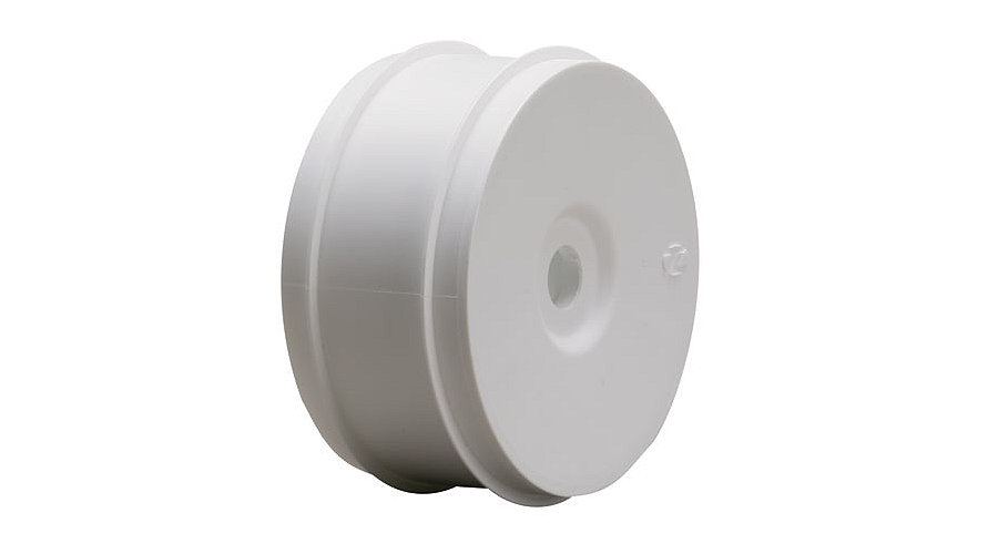 Losi / TLR 1/8 Buggy Dish Wheel, White (4)