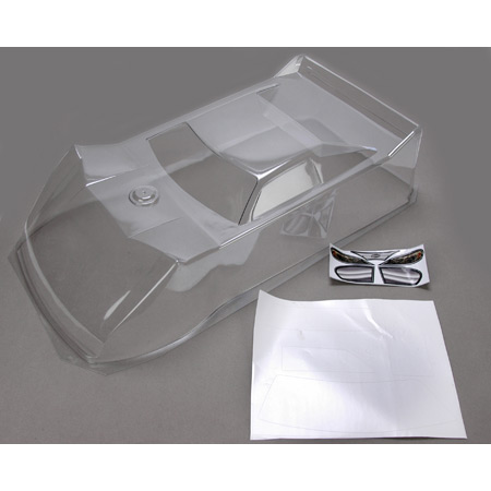 Losi DLM 1/8 Late Model Body, Clear w/Sticker