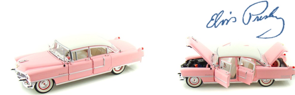 Motor City Classics 1/43 Elvis Presley 1955 Pink Cadillac