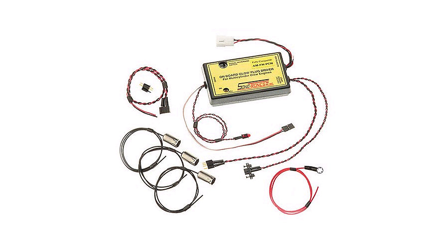 McDaniel RC Electronics 4.8V Pulsed On Board Glow Driver - 3 cyl