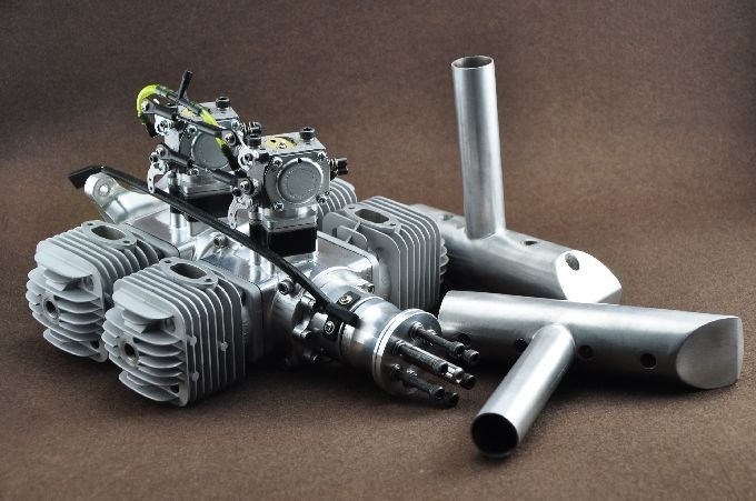 DLA 128cc (4 cly) w/mufflers
