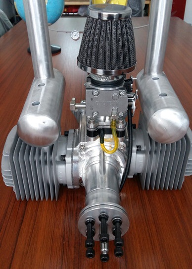 DLA 180cc twin w/mufflers