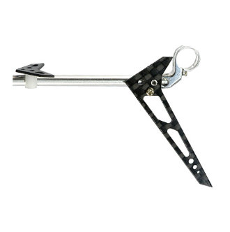 MicroHeli 3mm Alum Tail Boomw/Horizontal Fin Set MCP X
