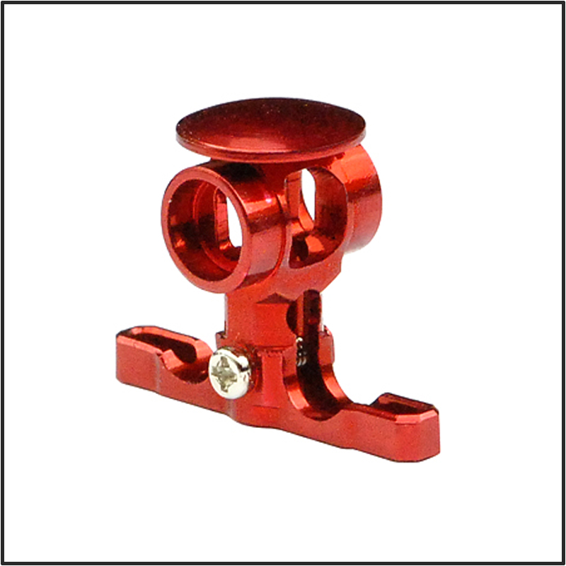 MicroHeli Aluminum Main Rotor Hub w/Button,Red:M