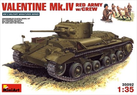 Miniart 1/35 Valentine Mk.IV Red Army w/Crew