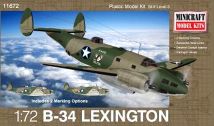 MiniCraft 1/72 B-34 Lexington