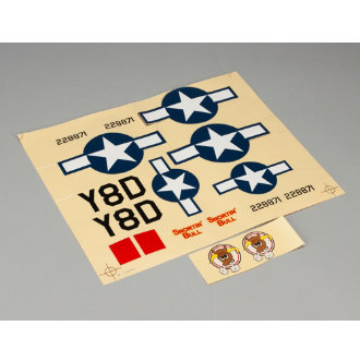 Parkzone P-47D Decal Sheet