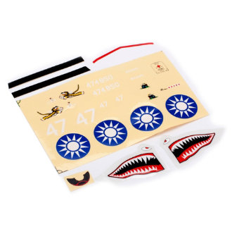 Parkzone UM P-40 Warhawk Decal Sheet