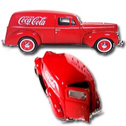 Motor City Classics Coca-Cola 1/24 1940's Ford Sedan Del
