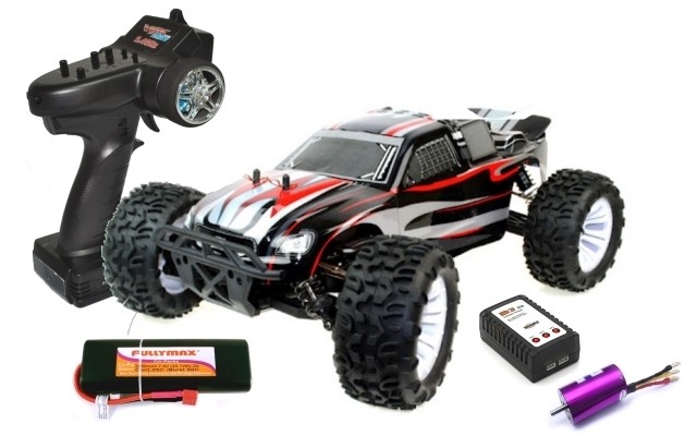 River Hobby 1/10 R/C BLX10 RTR Brushless Electric Truck (Black/W
