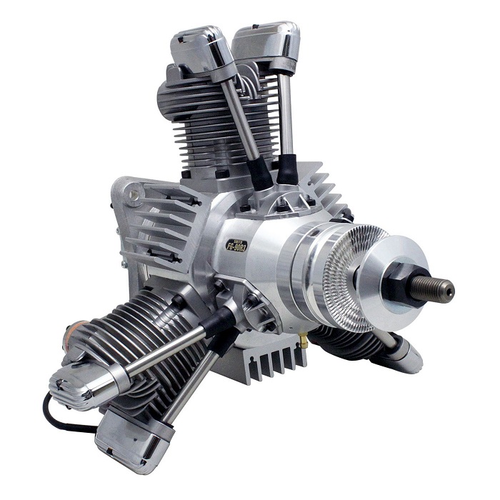 Saito FG-90R3 3-Cylinder Radial Gas Elec Ignition