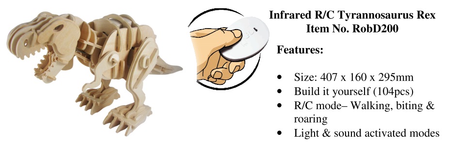 Robotime R/C Stegosaurus