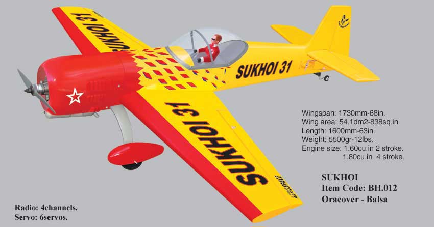 Blackhorse SUKHOI 31 120-160 ARTF