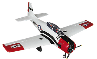 Dynam T-28 Trojan 1270mm Red PNP