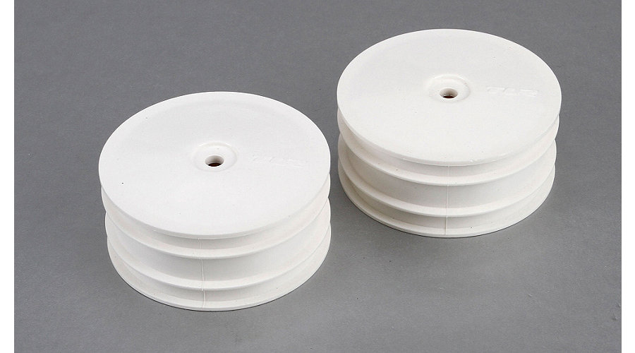 Team Losi Racing Front Wheel, White (2): 22-4