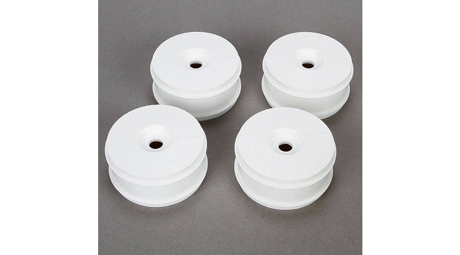 Team Losi Racing 1/8 Buggy Dish Wheel, White (4): 8IGHT B