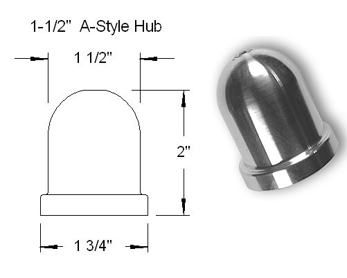 Tru Turn 1-1/2Inch A-Style Prop Hub 10mm, G62