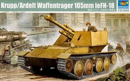 Trumpeter 1/35 Krupp/Ardelt Waffentrager 105mm LeFH-18