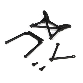 Vaterra Glamis Uno Rear Shock Tower, Roll Bar, Mounts