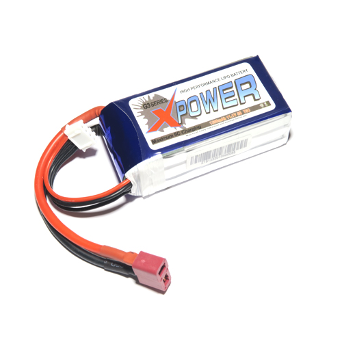 XPOWER 1300mAh 3s 11.1V 95C LiPo