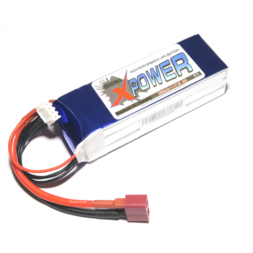 XPOWER 1550mAh 3S 11.1V 45C LiPo