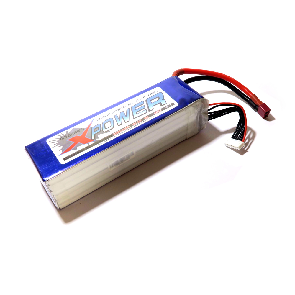 XPOWER 10000mAh 6s 22.2V 25C Lipo