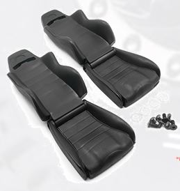 Yeahracing 1/10 Hard Plastic Seats 2pcs (Black)