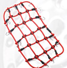 Yeahracing 1/10 RC Crawler Scale Access Luggage Net Red