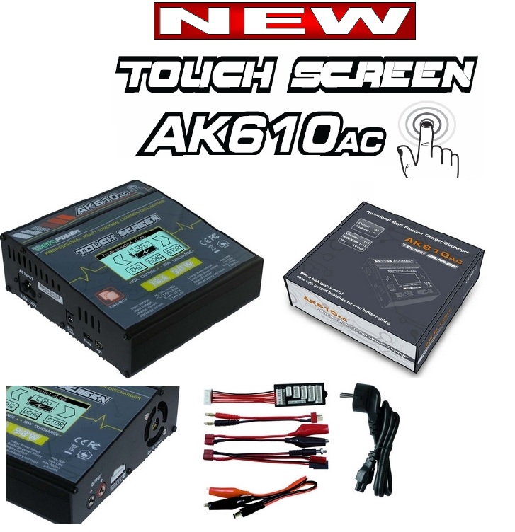 EV-Peak AK610AC 90W AC/DC Touch Screen Charger