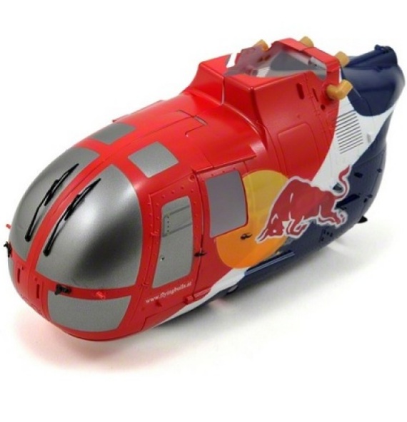 Blade 130 X Red Bull Front Fuse: Red Bull Body