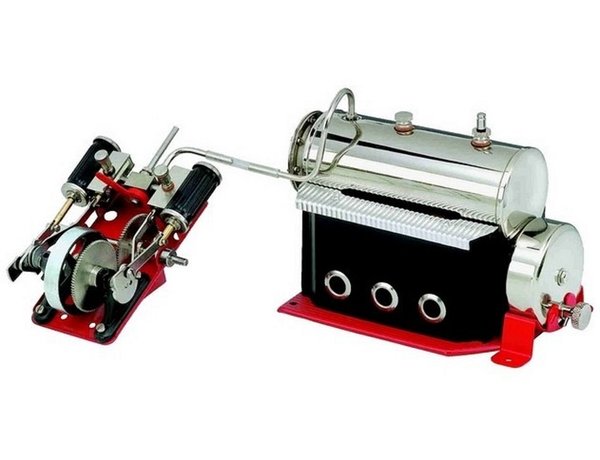 Wilesco D48 2 Cylinder Marine Live Steam Engine Gas