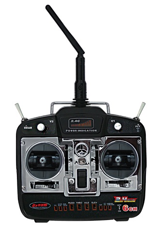 Dynam 2.4ghz 6ch transmitter M1 Heli