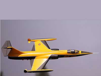 Freewing F-104 Starfighter Yellow 90mm EDF Jet - PNP