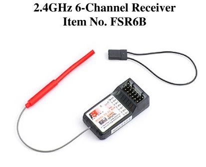 FlySky 2.4GHz 6-Ch Rec (For CT4B)