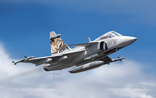 Italeri 1/72 JAS 39 Gripen - SAAF Decals Included
