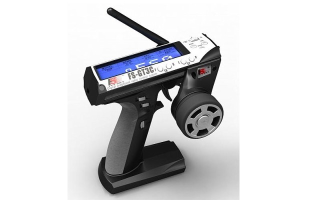FlySky GT3C 2.4GHz 3 Channel Radio with 3.7V Li-Po TX Battery