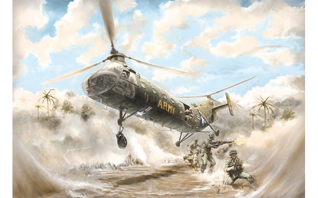 Italeri 1/48 H-21C Shawnee Flying Banana