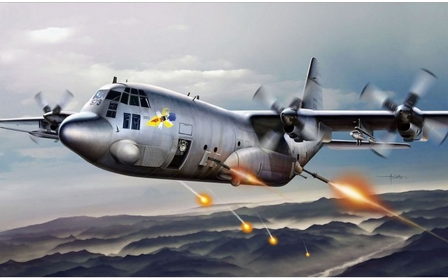 Italeri 1/72 AC-130H Spectre