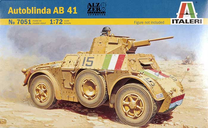 Italeri 1/72 Autoblinda AB41 Pz.Sp.Vg