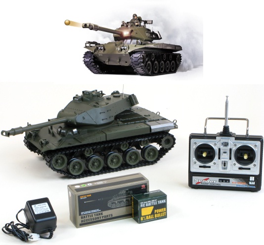Heng Long M41A3 WALKER BULLDOG RC Tank with Smoke and Sound