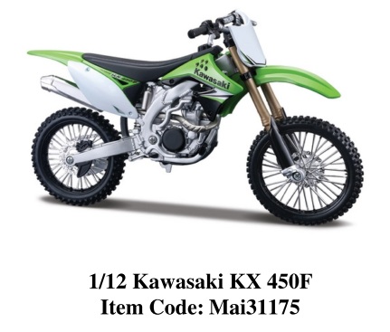 Maisto 1/12 Kawasaki KX 450F
