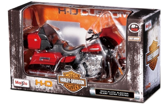 Maisto 1/12 Harley-Davidson Motorcycles (6 Assorted)